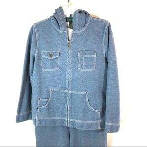 Ralph Lauren Jogging Suit Vintage Cotton Knit SP